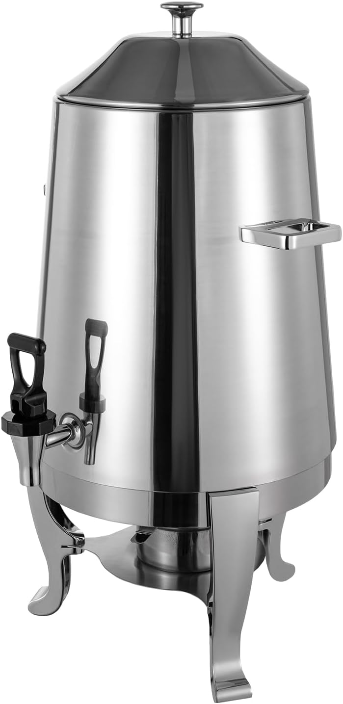 Coffee Urn, 3.43Gal Stainless Steel Hot Beverage Dispenser