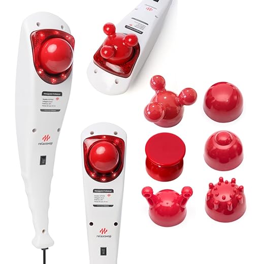 Massageador Elétrico Profissional Infravermelho Vibratório Percussão Relaxamento (220, Volts)