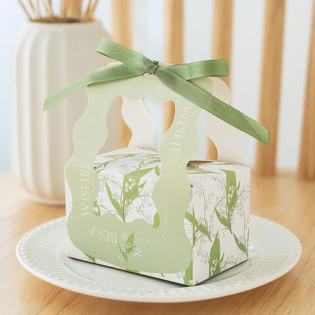 20/50 Pezzi Confezione Regalo Caramelle Nuziali Scatola di Carta Biscotti Fatti a Mano Snack al Cioccolato Forniture per Feste per Bambini per Bambini