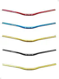 Guidão Mtb Bike 29 Alumínio 780mm 31.8mm Curvo Xc Cores (Dourado)