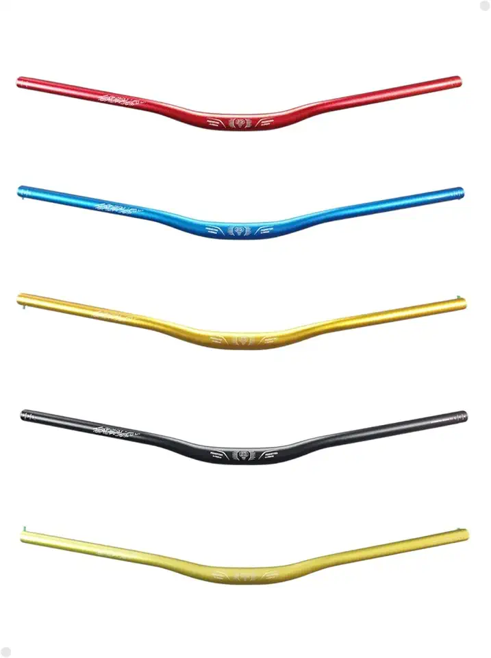 Guidão Mtb Bike 29 Alumínio 780mm 31.8mm Curvo Xc Cores (Preto)