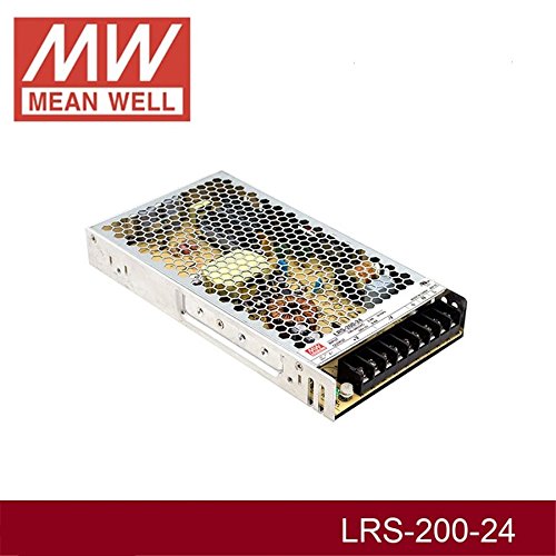 image for Enclosed Type 211.2W 24V 8.8A LRS-200-24 Meanwell AC-DC Single Output 