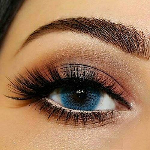 Lentilles de couleur Sky Blue FreshTone bleuté naturel pour vos soirées et maquillage