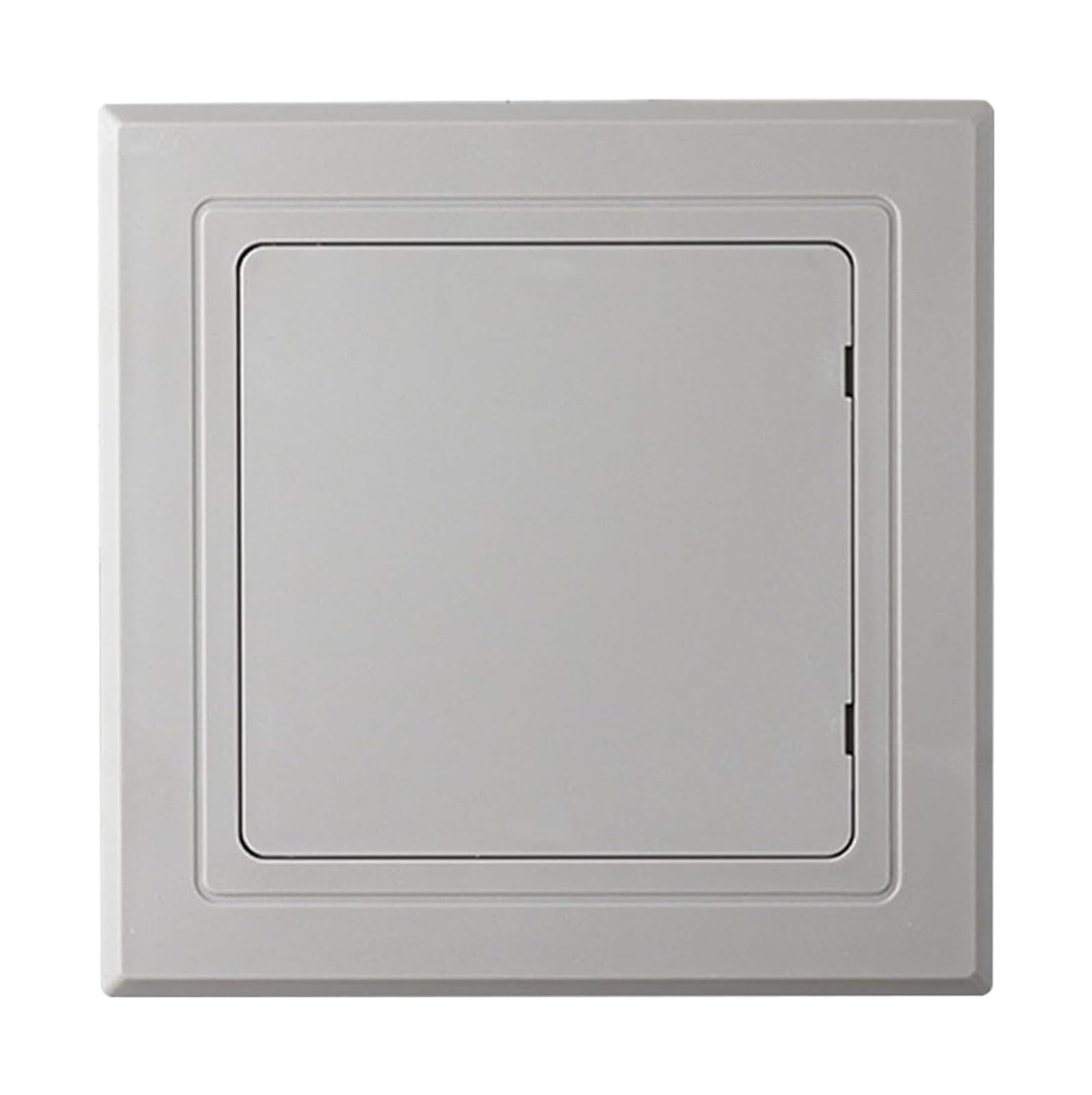 WEKONUMEX Inspection Hatch Revision Door, Plastic Access Panel White Grey Multiple Sizes For Drywall Wall Ceiling(Grijs,100x100mm)