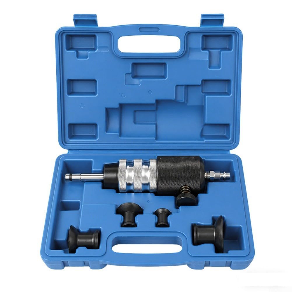 Rectificadora de válvula de motor neumático con 4 tamaños de ventosa ajustables Material de acero al cromo vanadio Sistema de aire de precisión Ligero 250x150mm Interfaz de cambio rápido