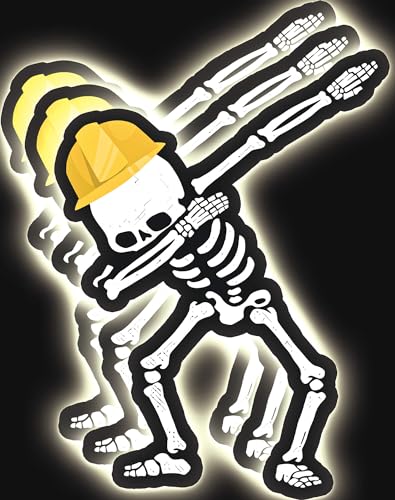 Reflective Hard Hat Stickers for Men Electrician Tools Funny Stickers for Adults Blue Collar Stickers (3PCS)