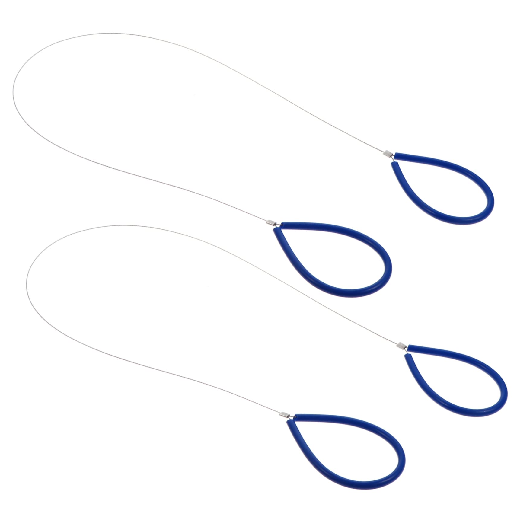 BRIGHTFUFU Survival Wire Saws Set of 2 Portable Hand Tool Pvc Handle Emergency Saws for Camping