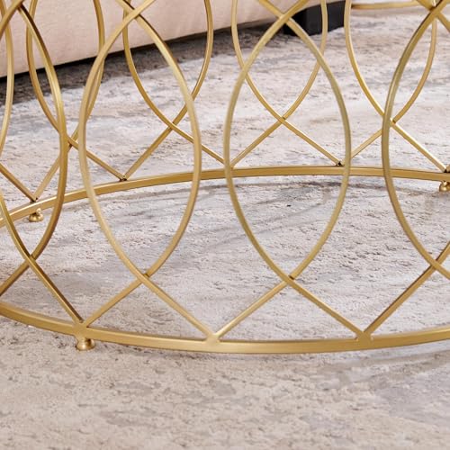 Image of Home Centre | Gohan NXT Coffee Table | Center Table for Living Room | Gold | 1 Year Warranty
