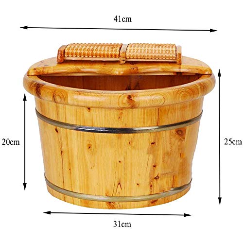 Spa de Pies Barril de Madera Maciza para Uso Hogar miniatura 2