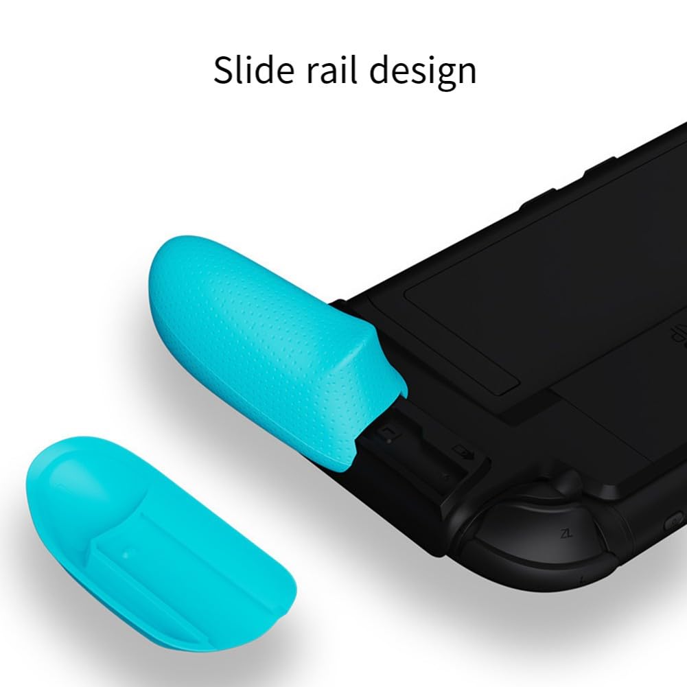 Custodia Comfort Grip per Nintendo Switch 2, design ergonomico con impugnature sostituibili, guscio rigido in ABS per protezione, per compatto, nero