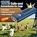 Dog Bark Deterrent Device, 65 FT Range,3X Ultrasonic Bark Deterrent Device & Ultrasonic Dog Trainer - Anti-Barking Device with Color Display, Safe & Effective Alternative to Bark Collars -Blue
