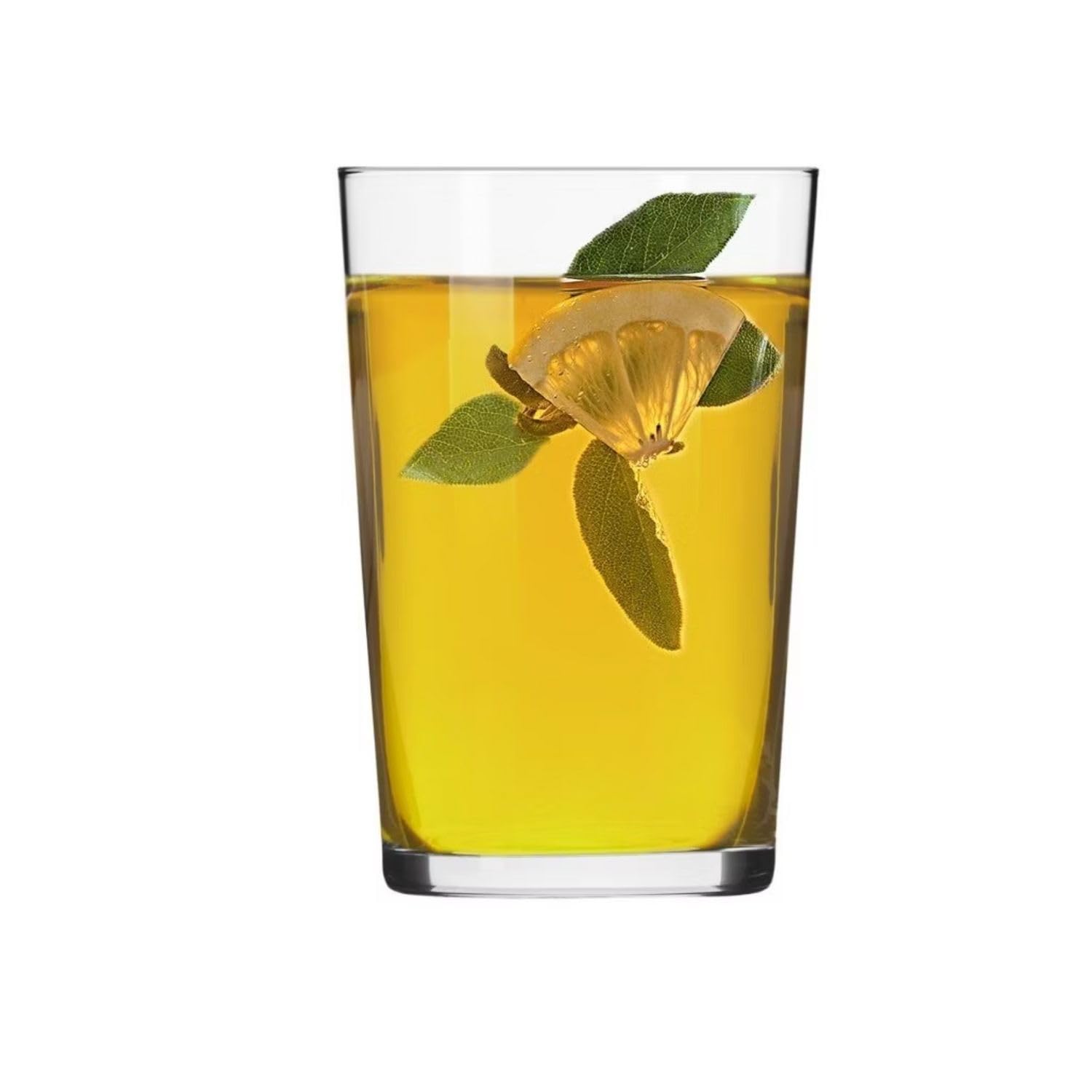 KROSNO Szklanki do Herbaty i Napojów Kolekcja Basic, Zestaw 6 x 280 ml | Szkło Kryształowe Bezołowiowe, do herbaty, kawy, naparów i napojów, zmywarka, codzienne użytkowanie