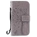Produktbild Cozy Hut Samsung Galaxy S3 Grau Hülle, Premium Leder Flip Case im Bookstyle Folio Cover Kartenfächer Magnetverschluss und Standfunktion Leder Schale Etui für Samsung Galaxy S3 - grau