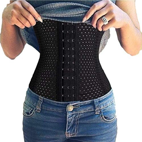 BodyMasterBreathable Waist Trainer Weight Loss Sports Tummy Control Fat Burner Gym Workout Yoga Sports Weight Loss