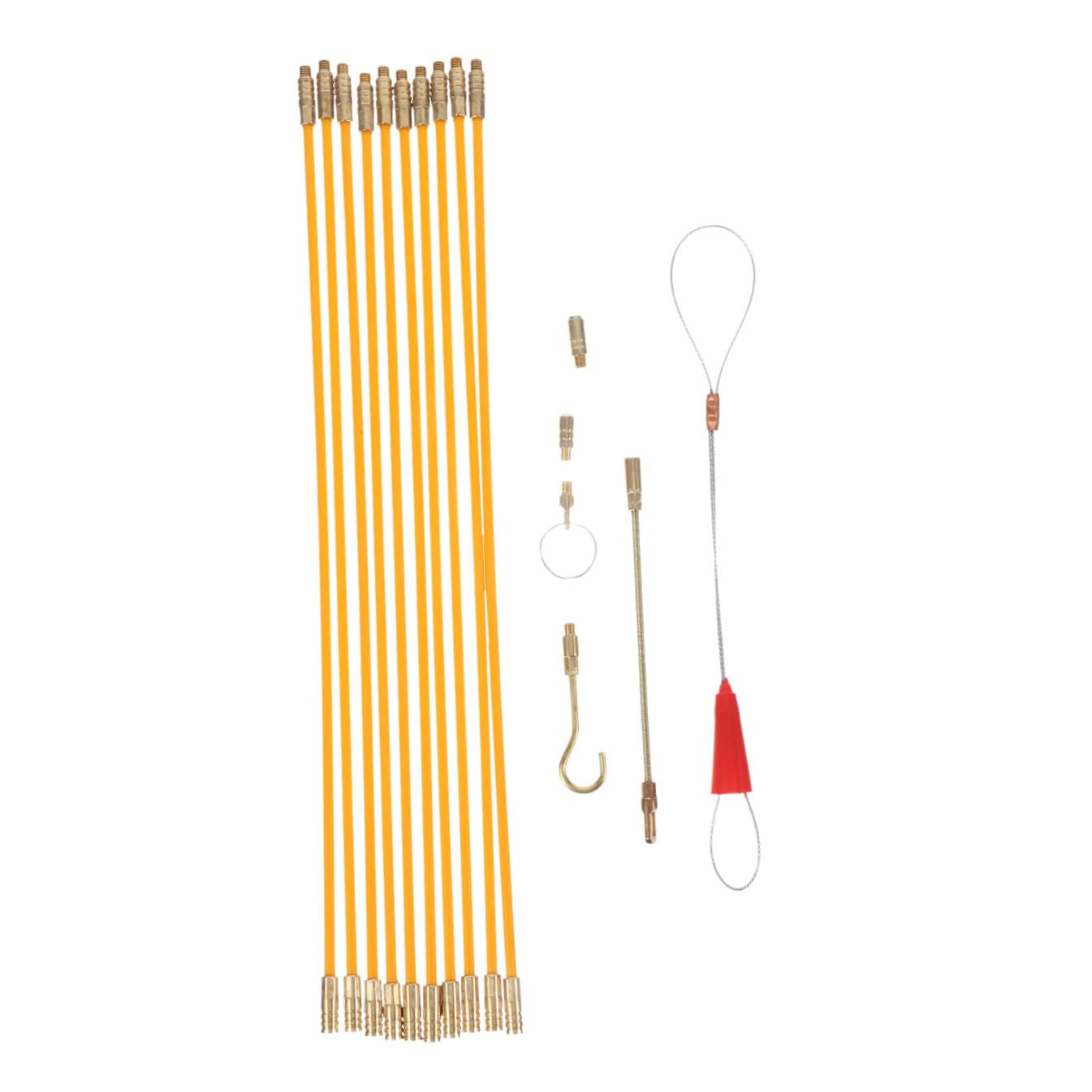 Herramienta de pesca para electricista en la instalacion de cables detras del mueble TV