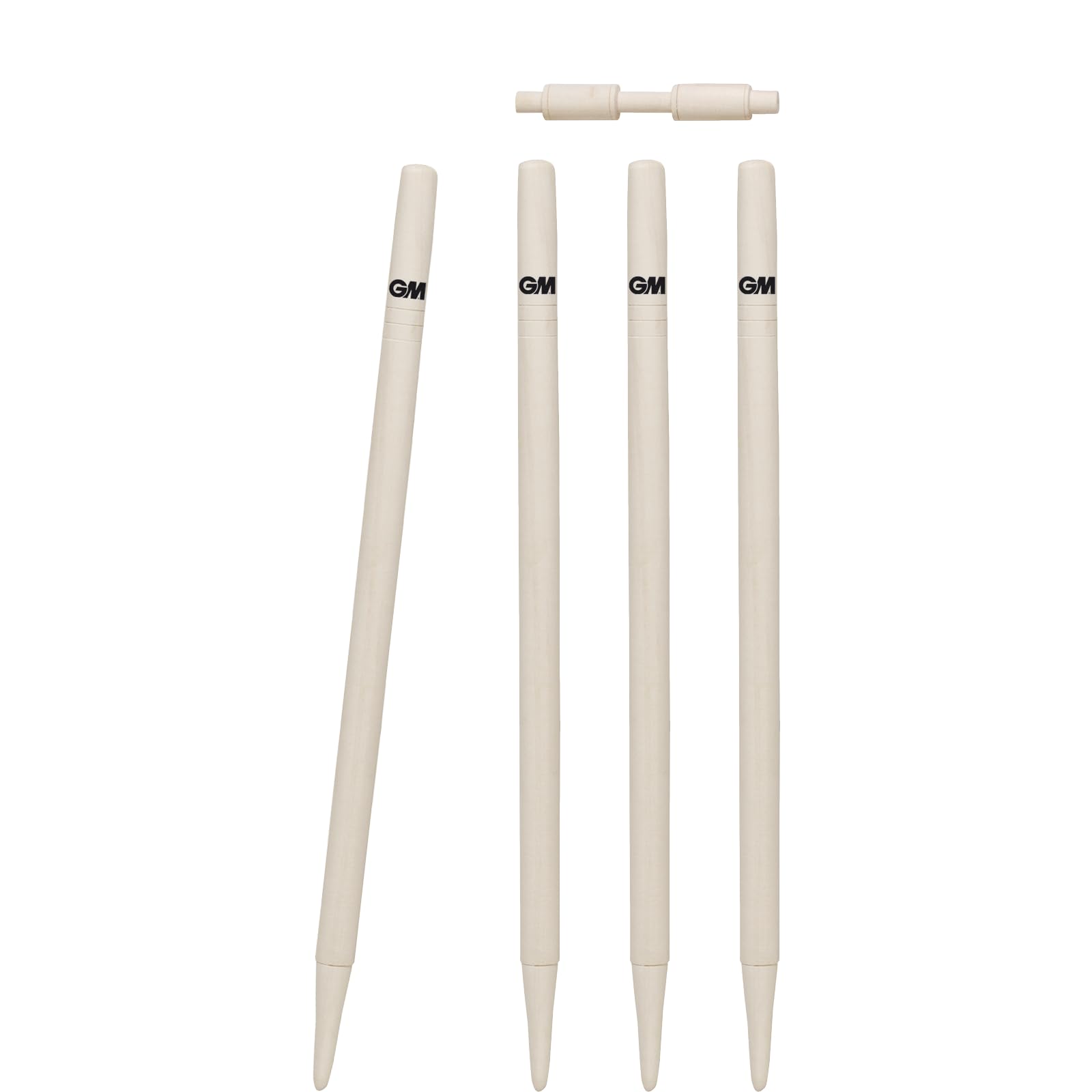 GM | Ben Stokes Diamond Endorsed Wooden Cricket Set | 1 x mazza diamantata, 1 x palla da tennis rossa morbida, 4 paletti e 1 cauzione | Borsa per il trasporto | Misura 5 adatto per giocatori 150-157