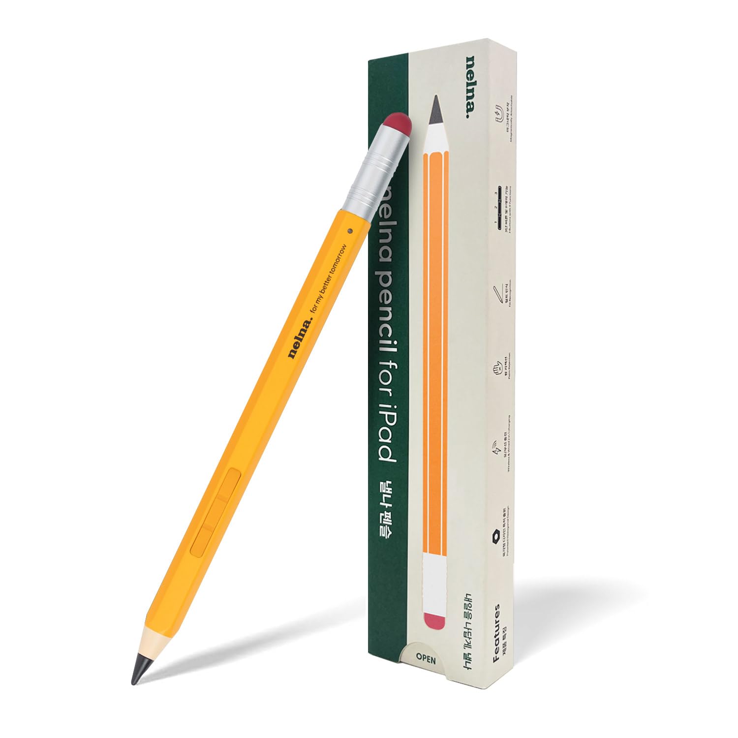 液タブ・ペンタブ nelna pencil for iPad Amazon | Nelna iPad 用 スタイラスペン 【2018-2025 iPadシリーズ対応