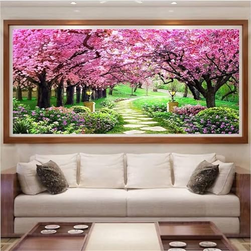 Broderie Diamant Grand Format pour habiller un grand mur vide de chambre