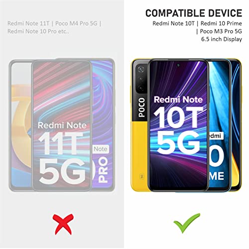 Image of Mr.Shield Top-Notch HD+ Tempered Glass Screen Protector Guard for Redmi 10 Prime /Note 10T and Poco M3 Pro (6.5 Inch), 9H Hardness, Military Grade Protection, Easy Installation kit