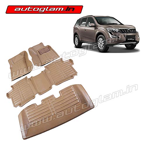 Autoglam Bucket Fitting 5D Car Mats Compatible with Mahindra XUV500 All