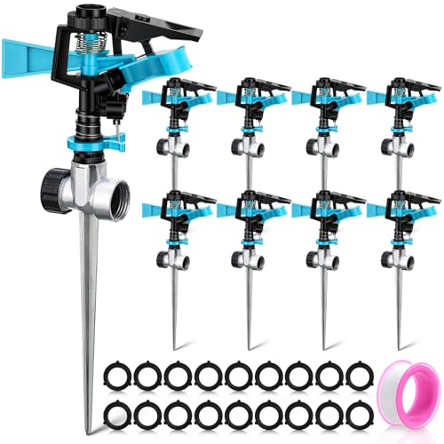 Arroseur automatique de pelouse rotatif 360 à haute performance de diffusion - 2