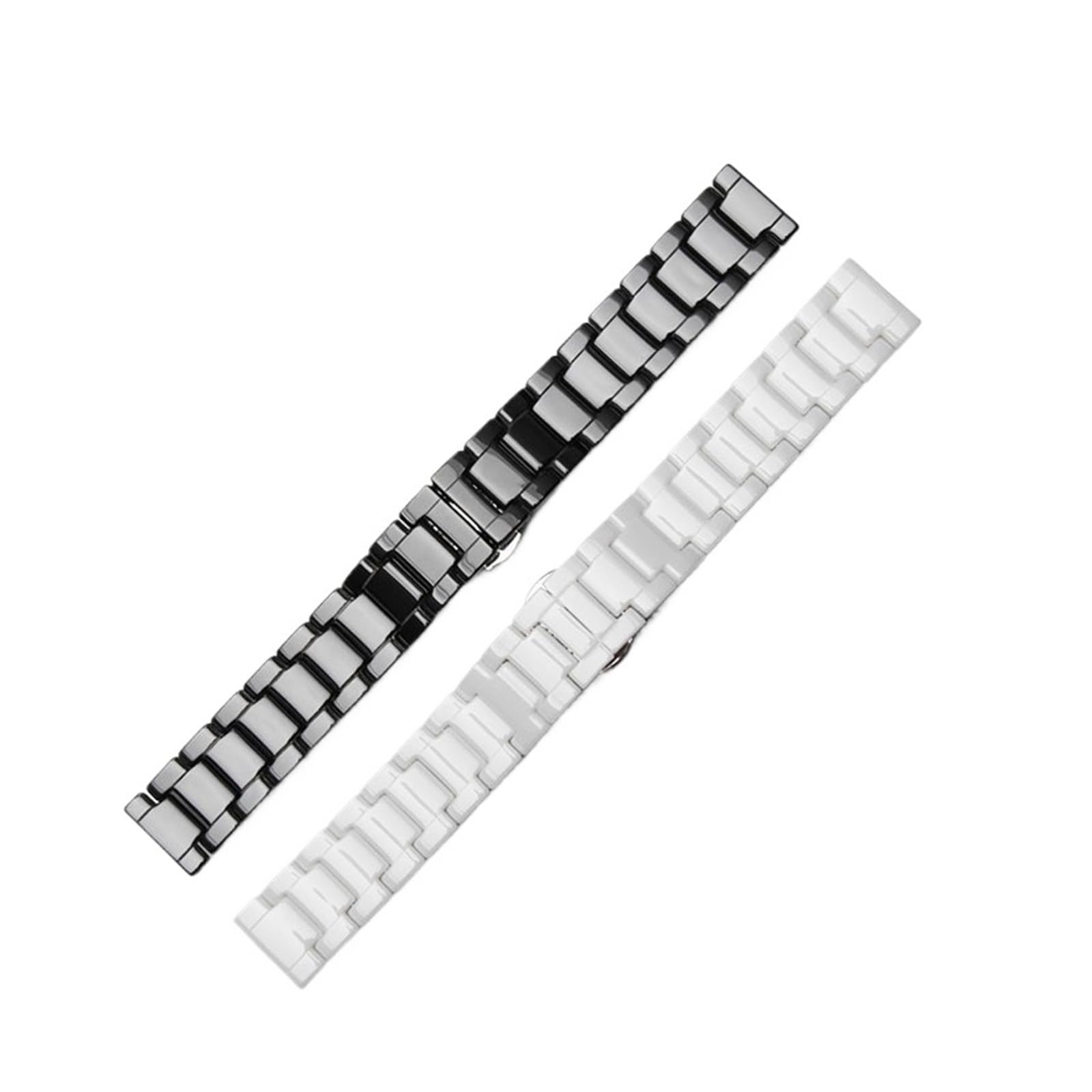 HuanJ Bracelet En Céramique Avec Boucle Papillon 18 Mm, 20 Mm, 22 Mm, Accessoires De Montre, Bracelets De Montre