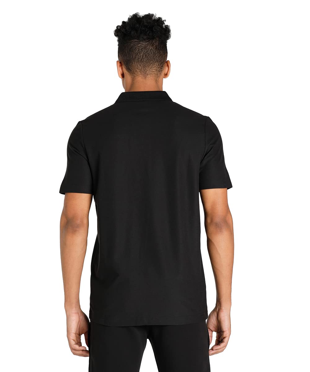 2022 PUMA MERCEDES-AMG PETRONAS BASIC POLO - Black - Mens (M) Chest 93-97cm