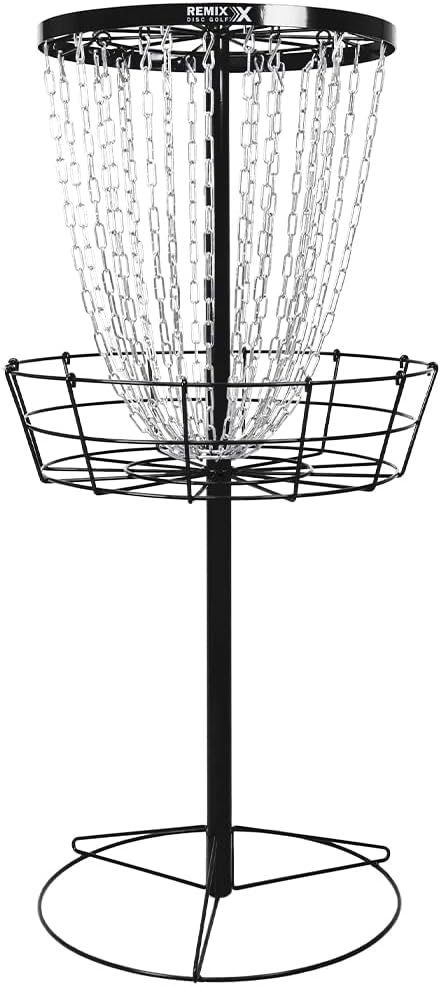 Remix Deluxe 24-Chain Practice Basket for Disc Golf - Choose Your Color