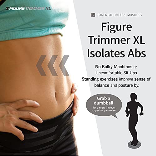 image for ‎Figure Trimmer XL Core Abs Twister Board - 14-inch Waist Sculptor T