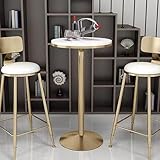 【Utilisation intérieure et extérieure】Cette table de bar s'adapte à de nombreuses occasions : bars, cafés, cuisines, salles à manger, terrasses, balcons, bureaux, bistrots ou encore comme élément de décoration. Son style à la fois moderne et classique la rend idéale pour l'apéritif, les fêtes, les réunions entre amis ou les repas légers.