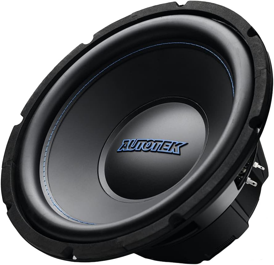 Audiosavings Bundle: (2) ATK12D4 12" Car Audio Subwoofers, 800W Peak/400W RMS, DVC 4-Ohm, Powder-Coated Steel Frame, Vented Motor, Sealed/Vented Enclosure Compatible (2 Items)