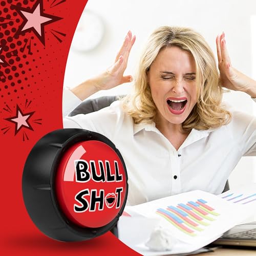 Image of MyMealivos The Bullsh*t Button BS Button for Official Desktop Sound Toy-Great Gag Gift