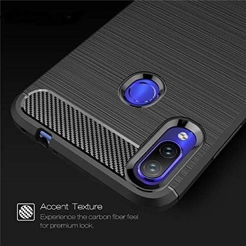 Image of Hybrid Carbon Fiber Back Case for Mi Redmi Note 7 /Note 7 Pro /Note 7s (Black)