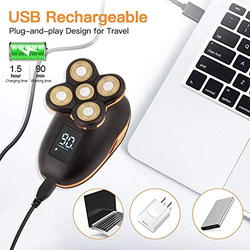 Rasoio Barba Elettrico 5 IN 1 Multifunzionale