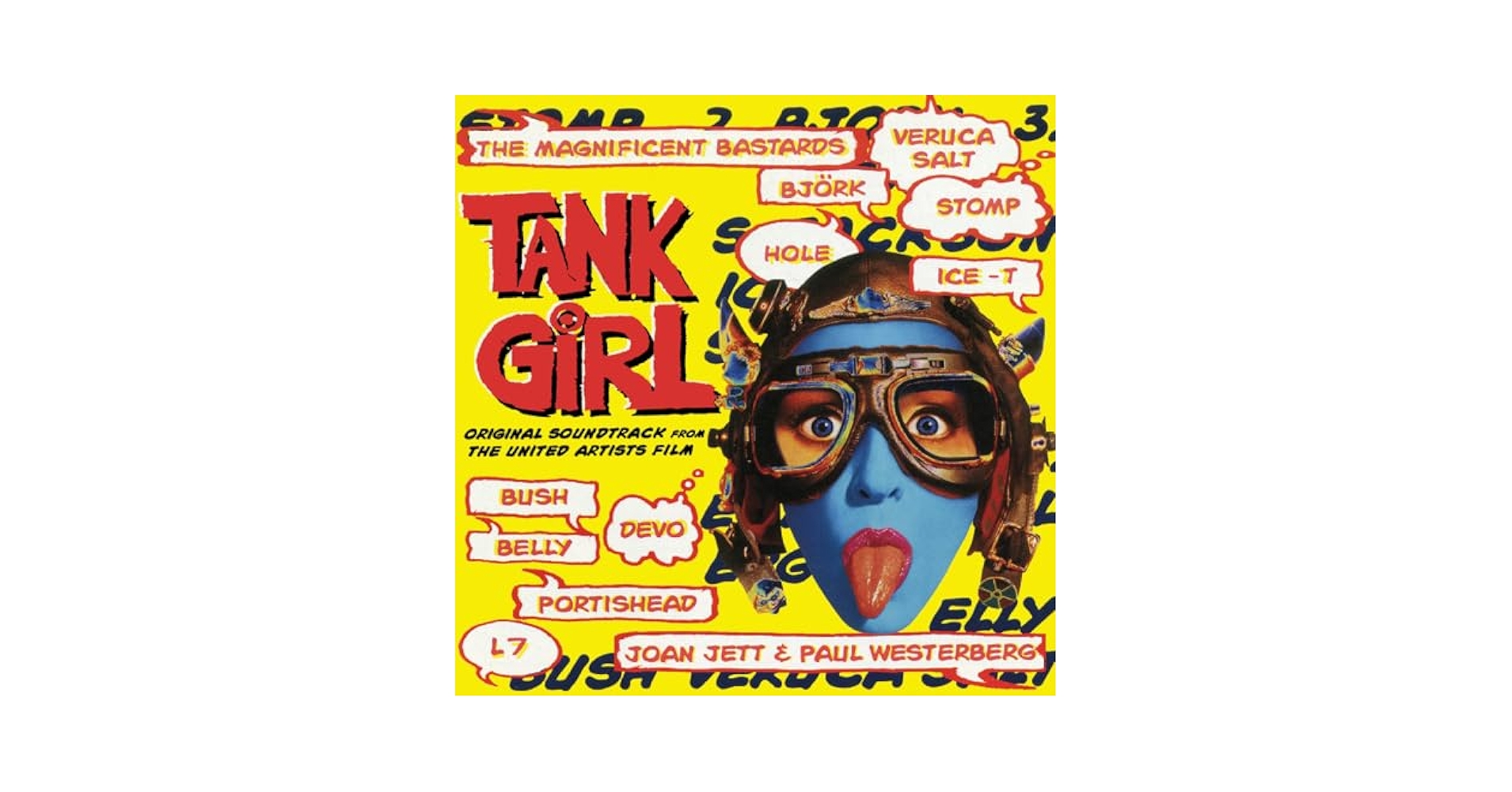 TANK GIRL サウンドトラック LPレコード TANK GIRL O.S.T. (NEON CORAL VINYL) LP – Lunchbox Records