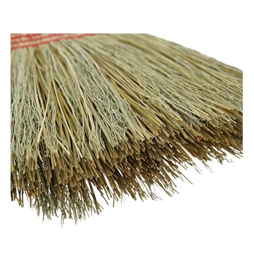 Unisan Flagged Bristle Parlor Broom Maid Broom with Wooden Handle