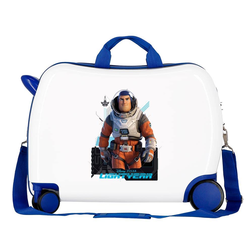 Disney Lightyear Valigia infantile bianco 50 x 39 x 20 cm rigida ABS chiusura a combinazione laterale 34 L 1,8 kg 4 ruote