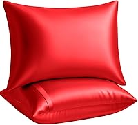 Vista 31 de ShopBedding - Lujosa funda de almohada de satén para el cabello, 2 unidades, satinada, estándar, con cremallera, estampado de cebra marrón, Blissford