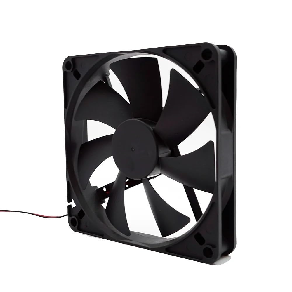 Ventilador de refrigeración para Servidor 2 Cables DWPH EFC-14E12D, 12 V CC, 0,80 A, 140 x 25 mm