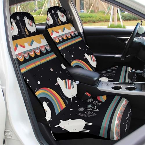 Housse de siège de voiture facile à installer motif de Noël