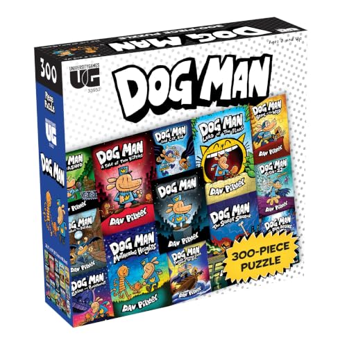 Dog Man 300-Piece Jigsaw Puzzle