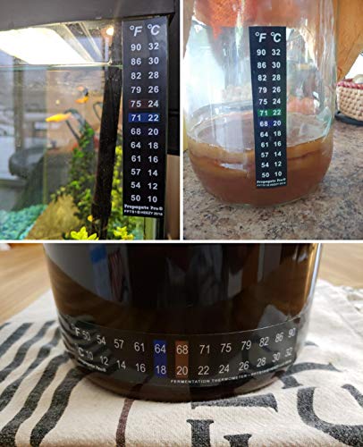 Brewing & Fermentation Heat Pad For Homebrew Beer & Wine Fermenting 120Vac 12 Or 25 Watt Heating Mat: Safe For Plastic/Glass Carboy & Bucket Fermentors Includes Heater Temperature Strip #TOP5