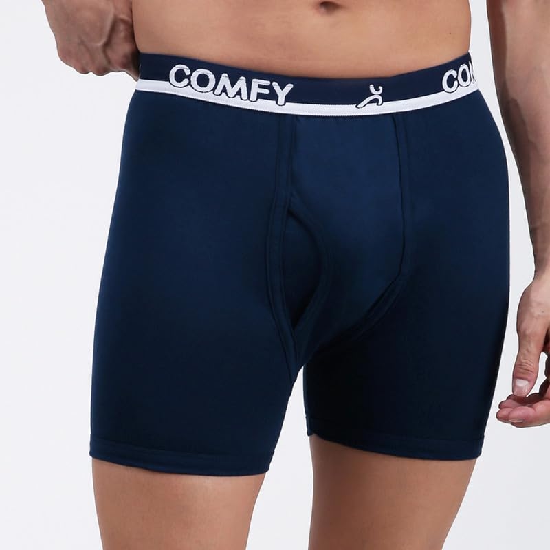Image of Amul Comfy Men's Trunk Underwear | Soft Outer Elastic | Soft Waistband | Breathable Comfortable Innerwear | Pack of 10 | Color May Vary
