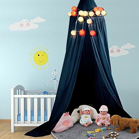 ZJchao Round Dome Mosquito Net Canopy Cover