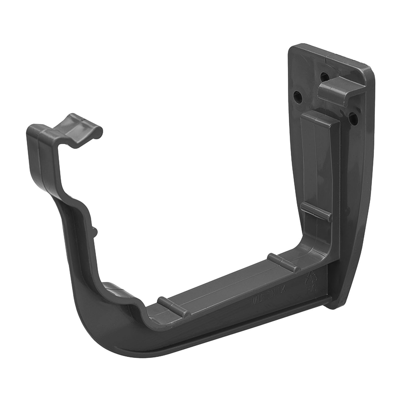 Kayflow Ogee Gutter Fascia Bracket – High Capacity PVC Rainwater Drainage System Fixing - Anthracite Grey