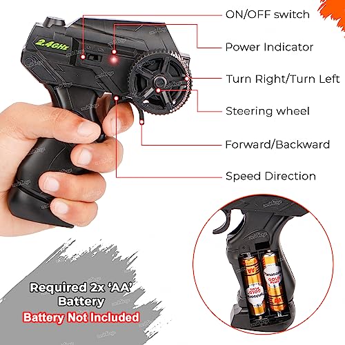 Image of Zest 4 Toyz Remote Control Car Rechargeable RC Racing Car Alloy High Speed Car Toys for Kids Best Gift Vehicle Toys for Boys (Pack of 1) Assorted