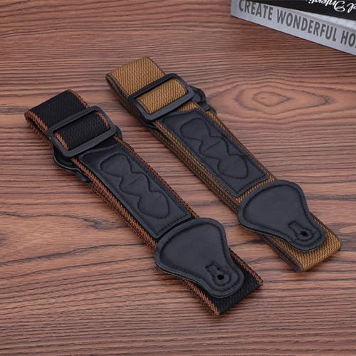 Sangle de Guitare, 2Pcs Sangle Guitare avec Extrémités en cuir Sangle de Guitare avec Longues Extrémités en cuir + 6 médiators + 2 sangles Sangle Guitare pour Guitares Lourdes Guitare Acoustique - Les Beatles, Paul McCartney, John Lennon, RIngo Starr, George Harrison Sangle de Guitare, 2Pcs Sangle Guitare avec Extrémités en cuir Sangle de Guitare avec Longues Extrémités en cuir + 6 médiators + 2 sangles Sangle Guitare pour Guitares Lourdes Guitare Acoustique – Image 4