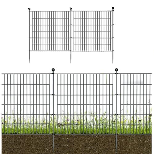 Clôture de jardin pour parterre de fleurs et patio | Barrière extérieure animaux