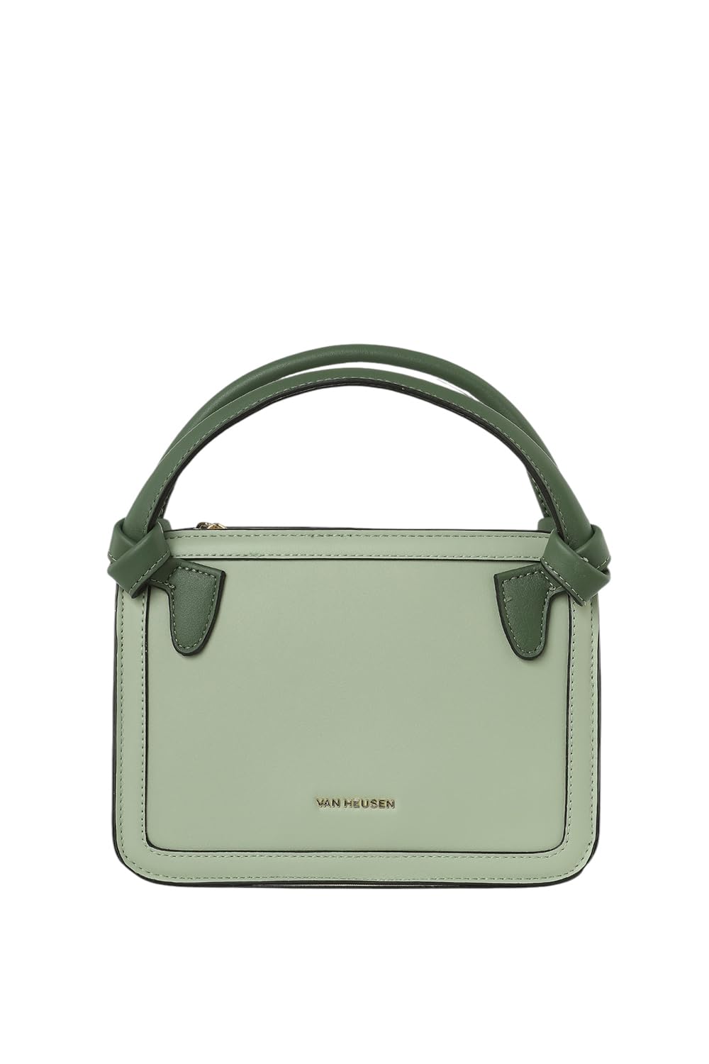Women's Satchel Bag |Pastel Shade|Mint| Crossbody Detachable Strap-image-2