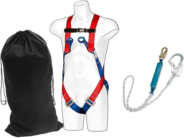 Portwest FP62 Valbeveiliging Harnas Kit in Rood - CE Gecertificeerd